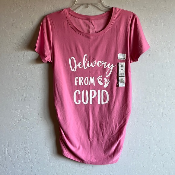Time And Tru Women's Delivery
From Cupid Graphic Pink T-Shirt Size S (4-6) - Picture 3 of 11